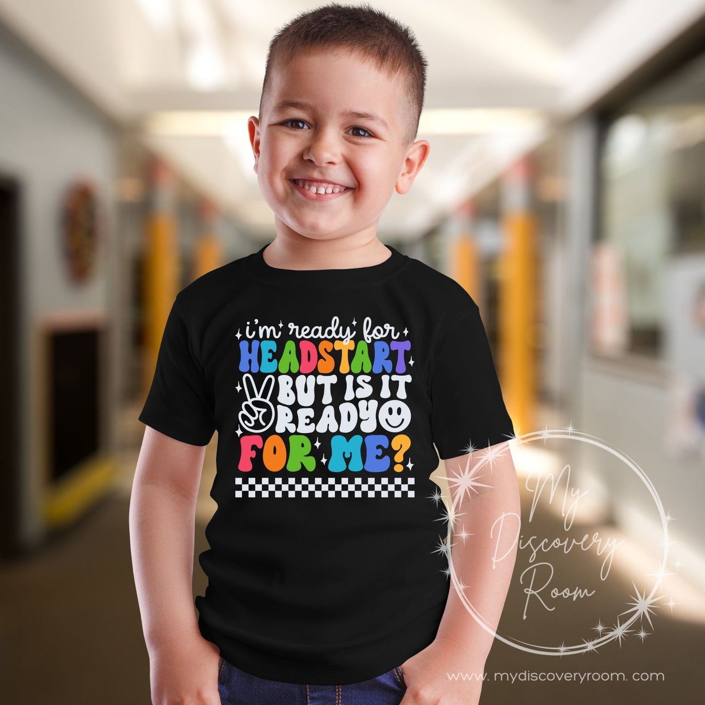 I'm Ready For Grade Level White Ink Graphic Tee