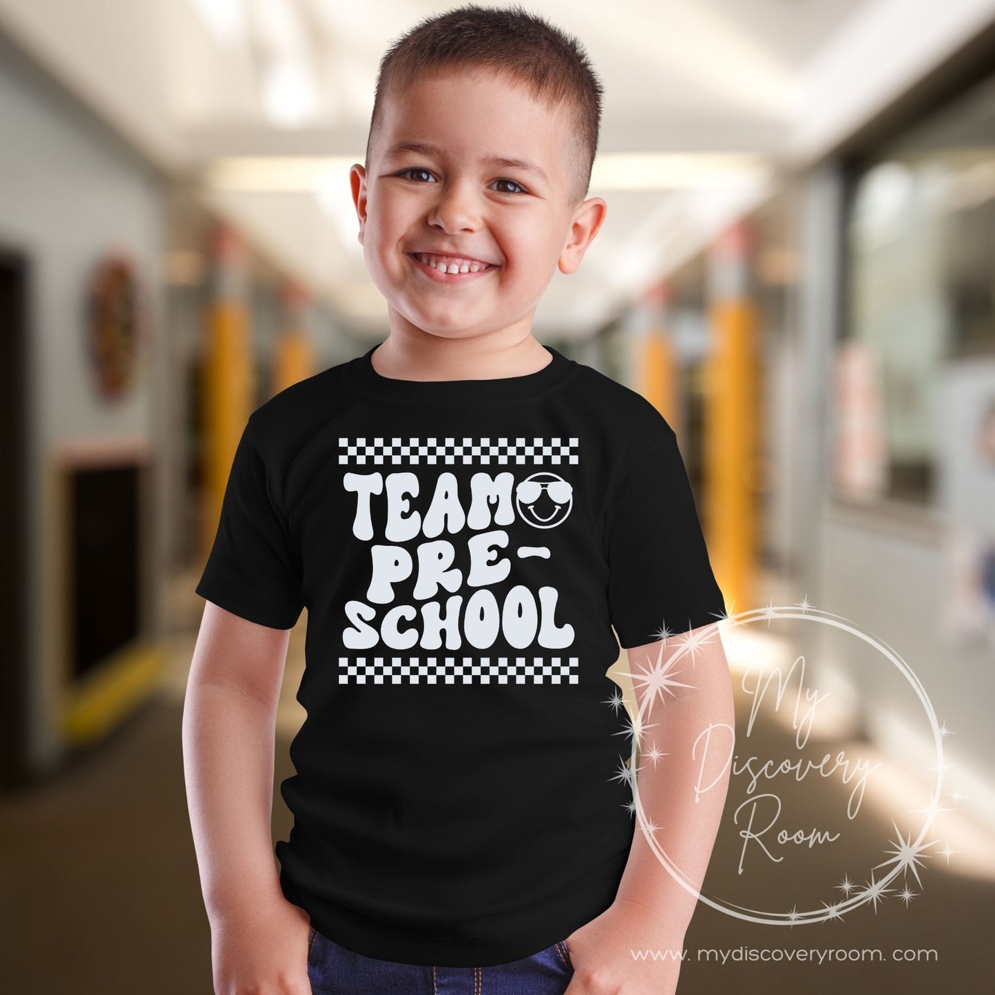 Team Grade Level White Ink Graphic Tee