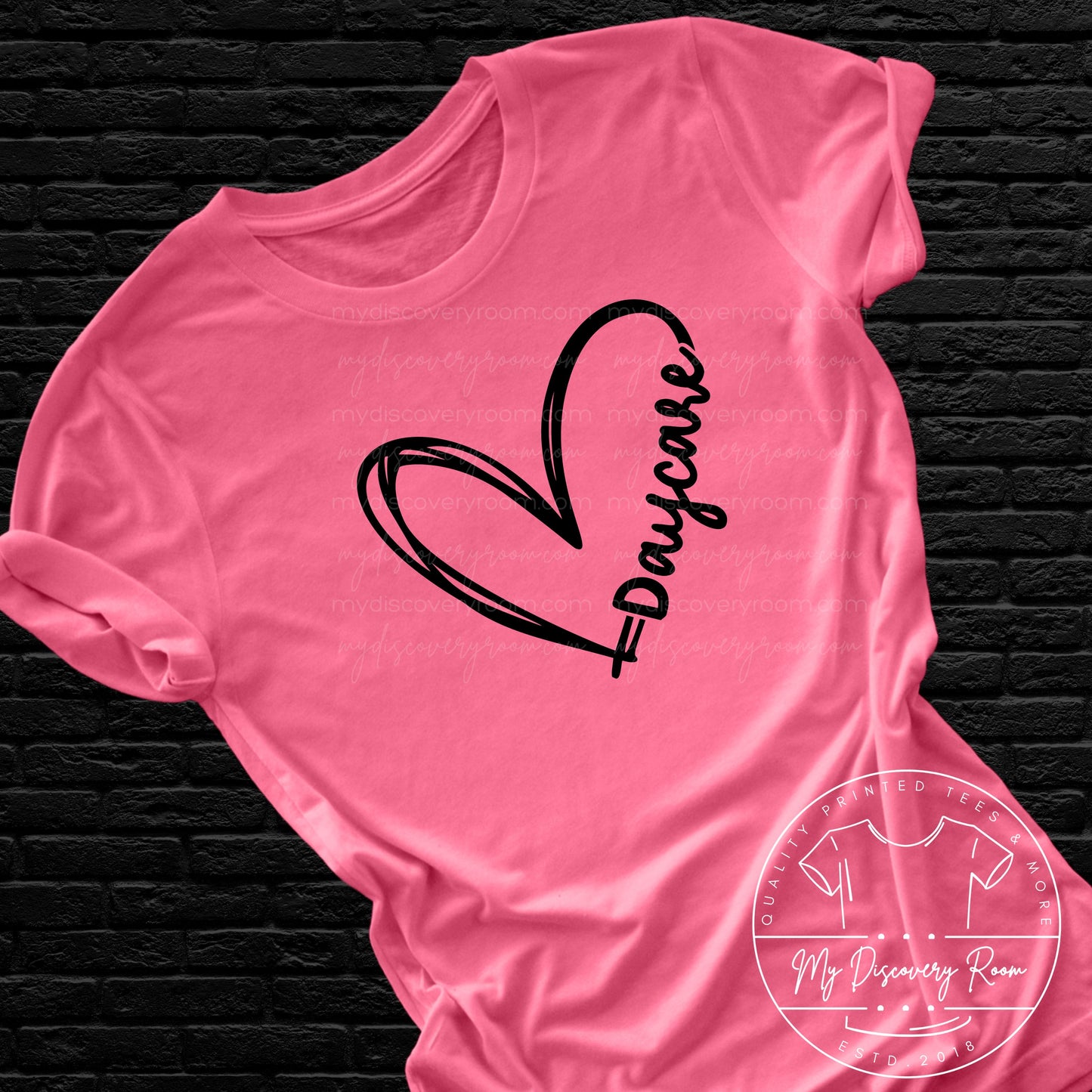 Daycare Heart Graphic Tee
