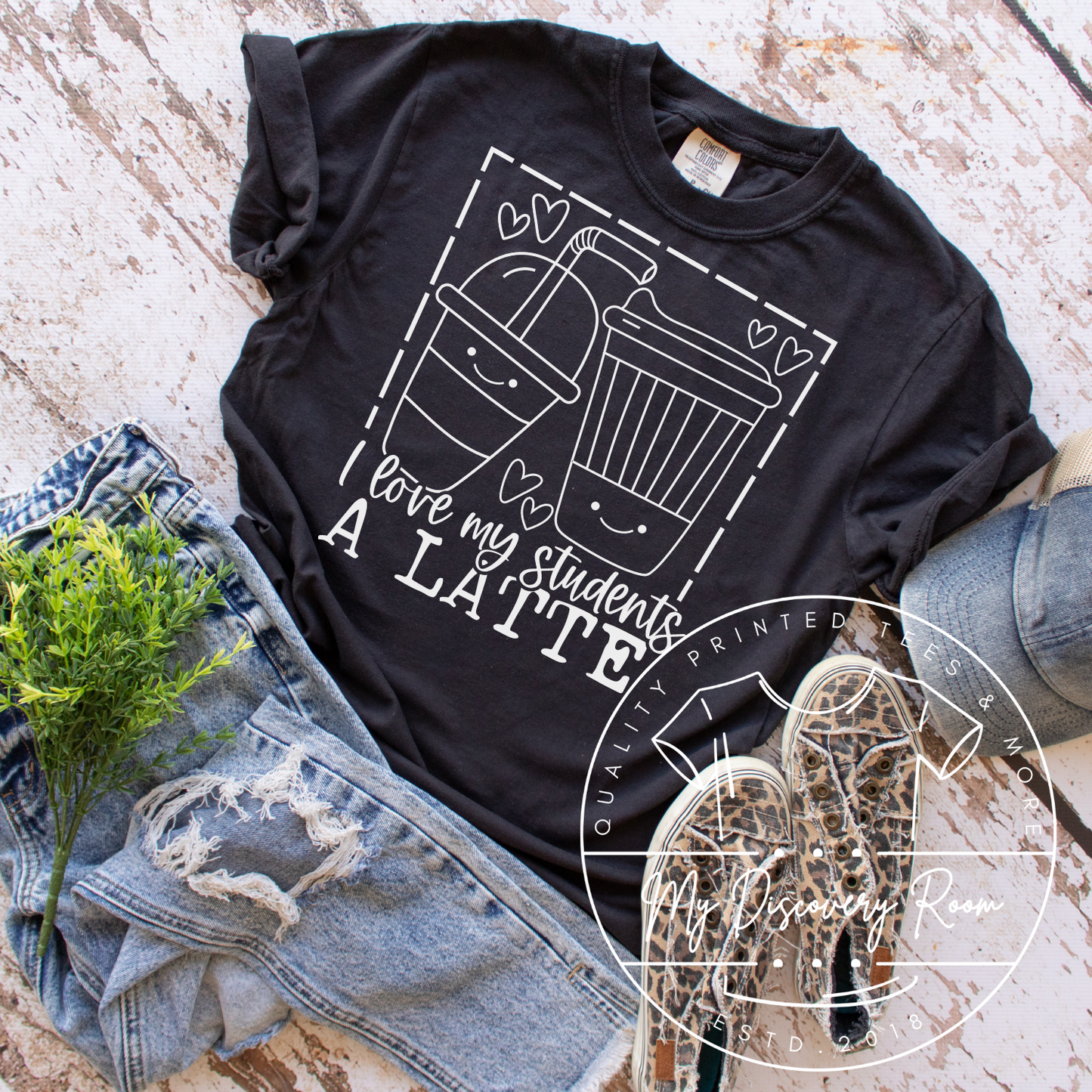 I Love My Students A Latte Graphic Tee