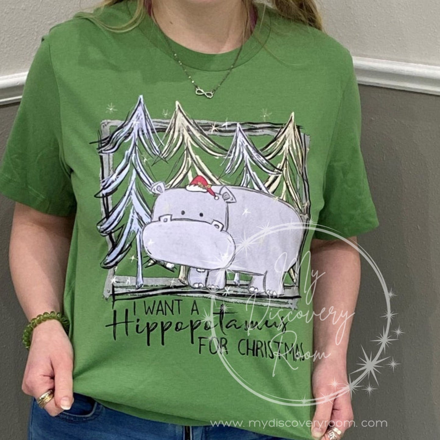I Want A Hippopotamus For Christmas Graphic Tee