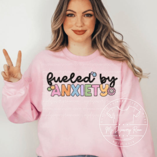 Fueled By Anxiety Graphic Tee