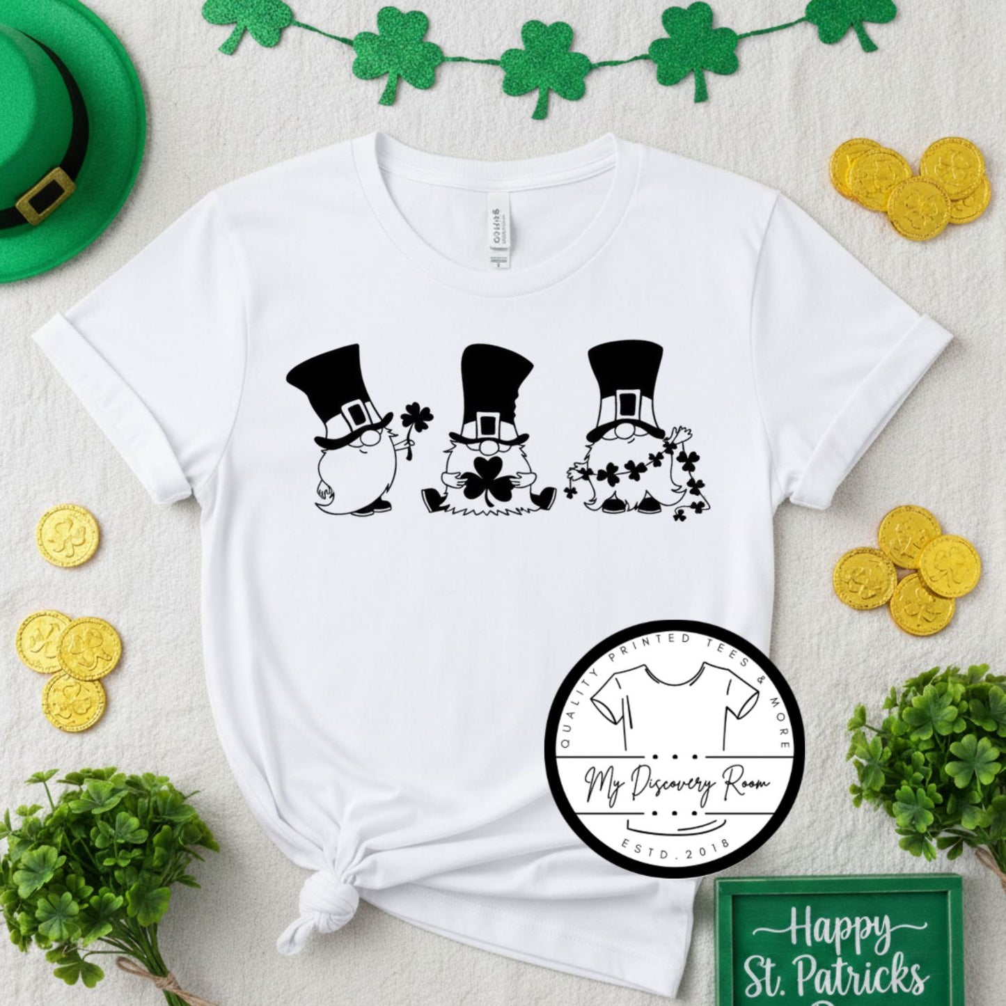 St. Patrick’s Gnomes Graphic Tee