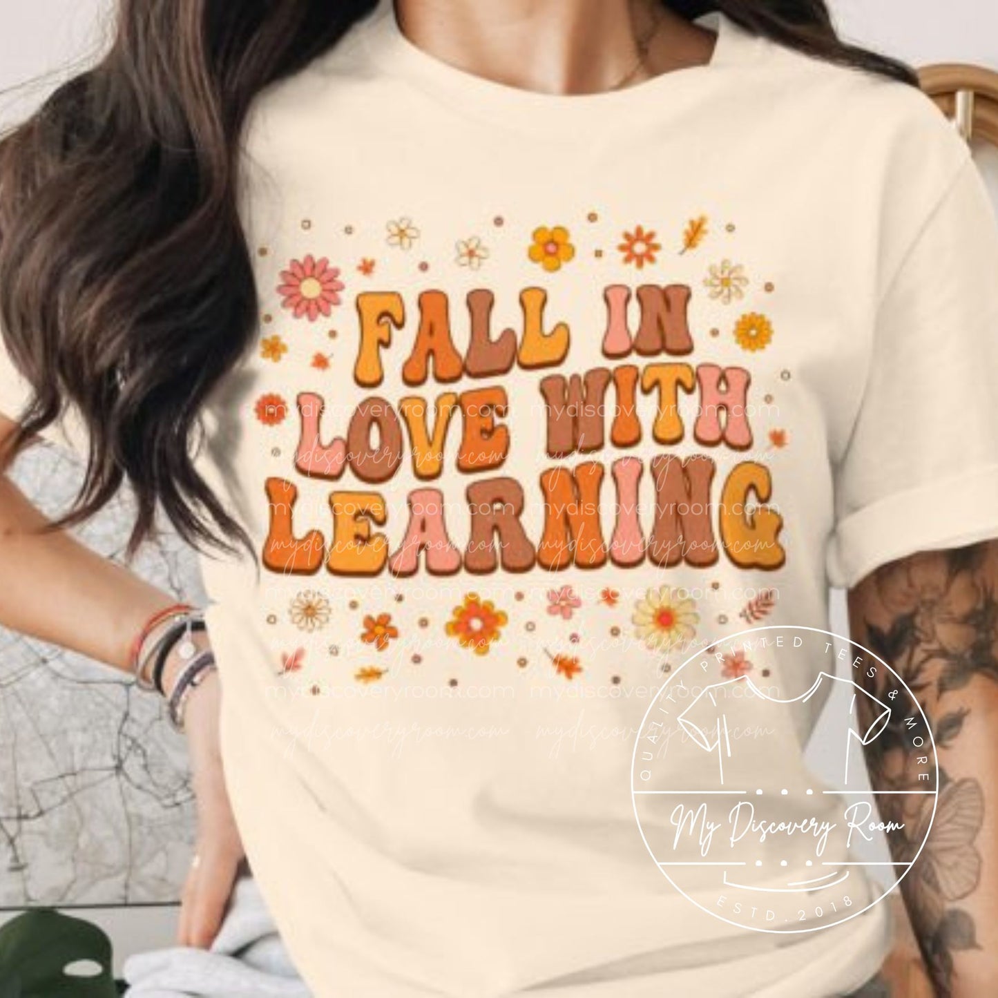 Fall In Love With Learning Graphic Tee