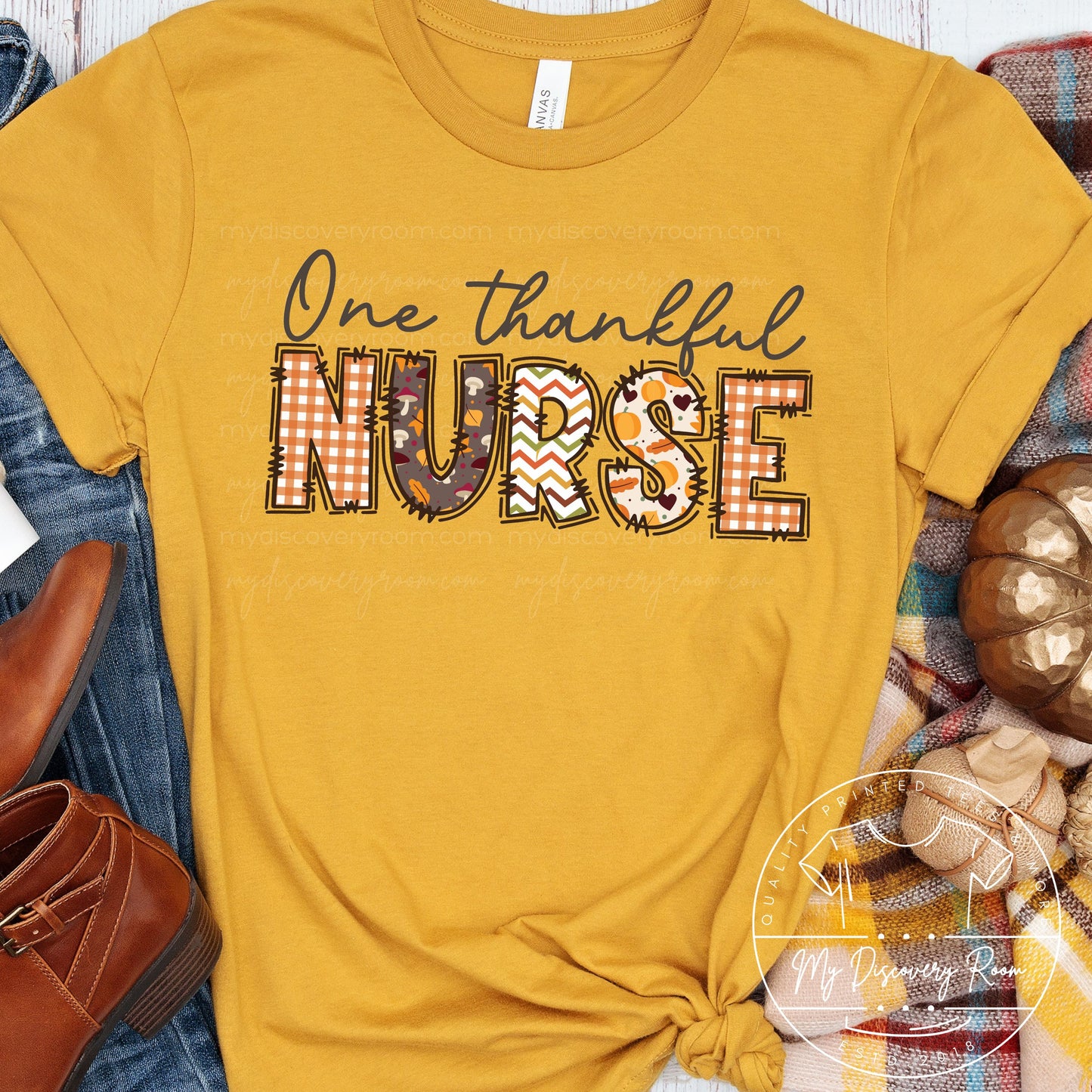 One Thankful Nurse Graphic Tee