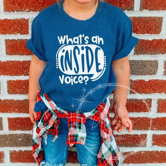 What's An Inside Voice? Youth Graphic Tee