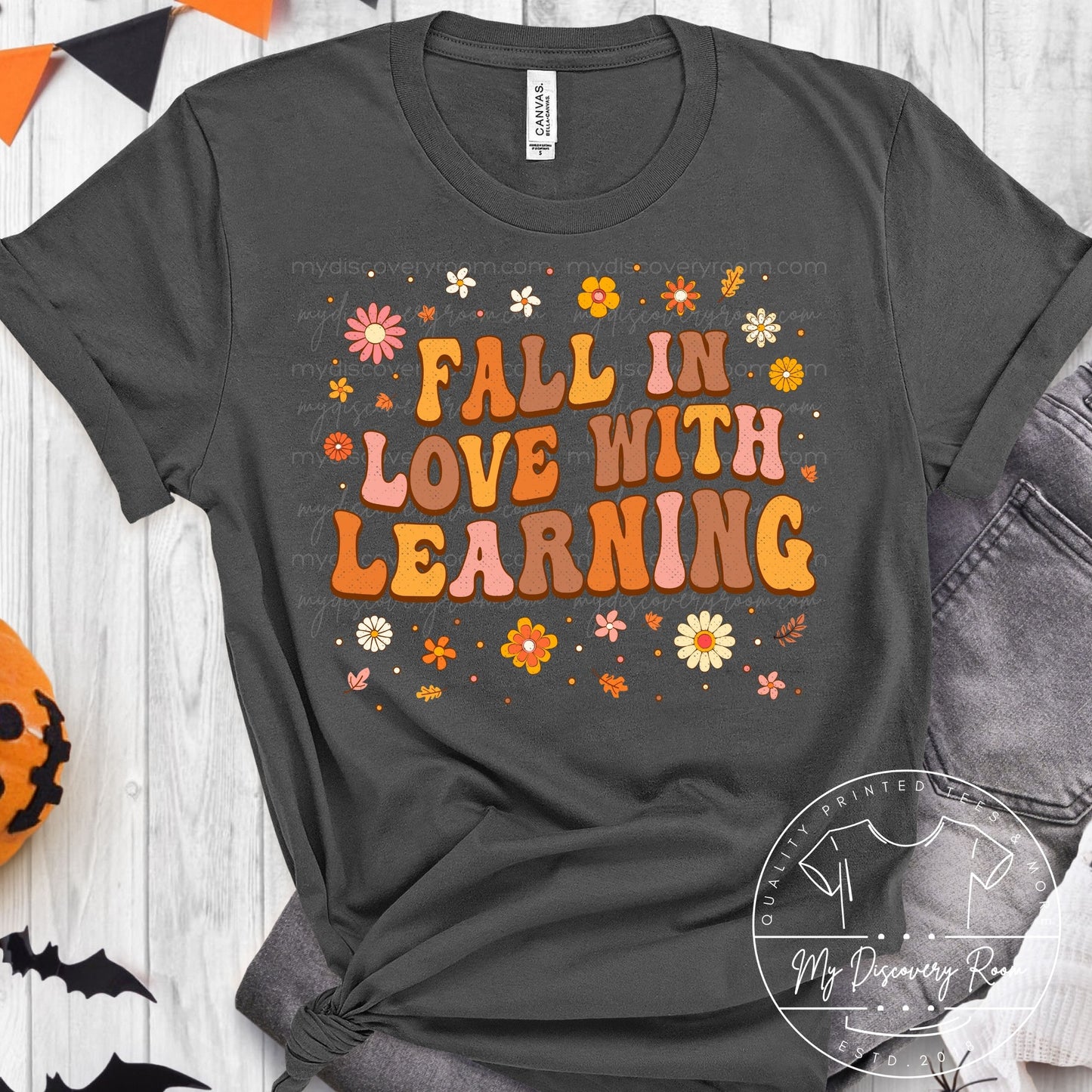 Fall In Love With Learning Graphic Tee