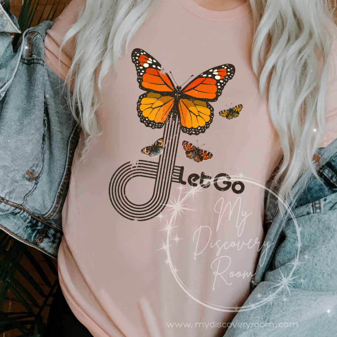 Let Go Butterfly Graphic Tee