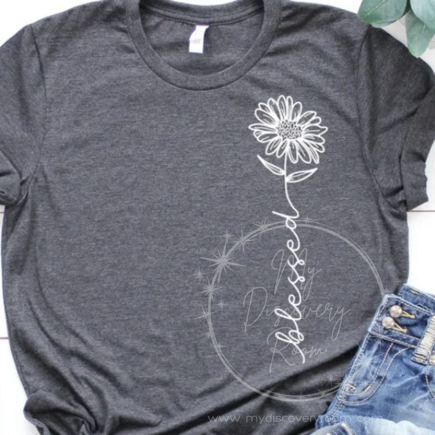 Blessed Flower Graphic Tee - MyDiscoveryRoom