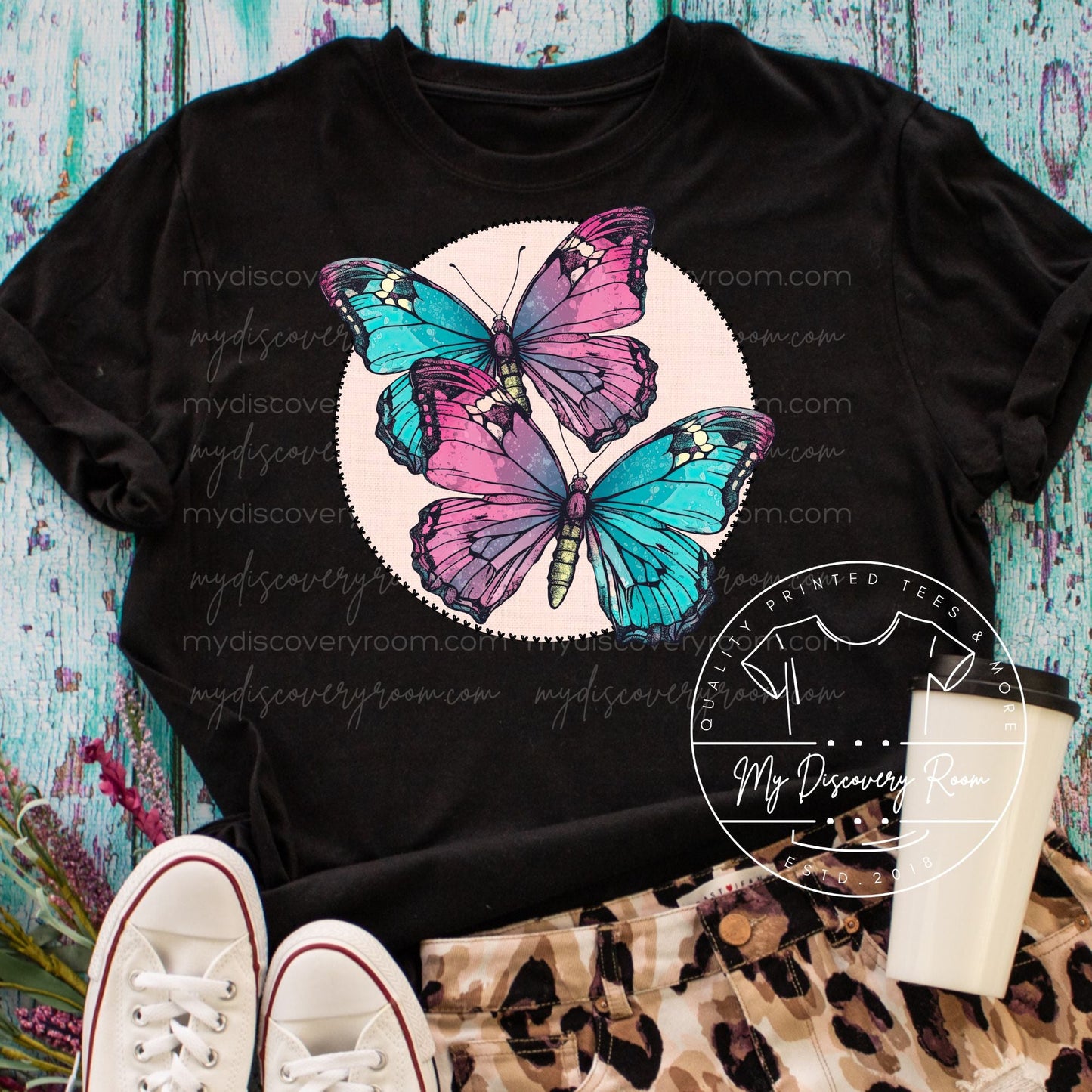 Butterflies Graphic Tee - MyDiscoveryRoom