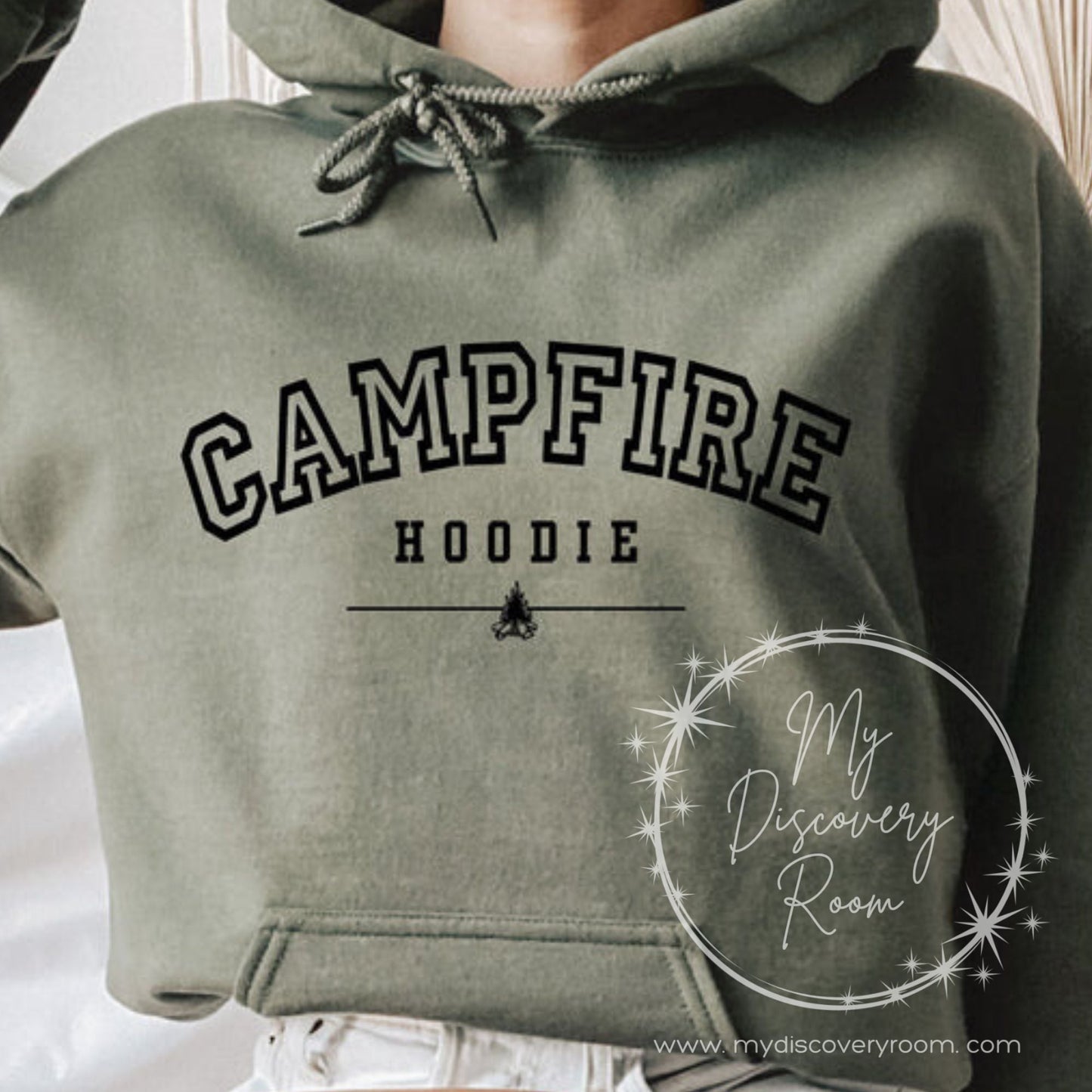 Campfire Hoodie Graphic Tee - MyDiscoveryRoom