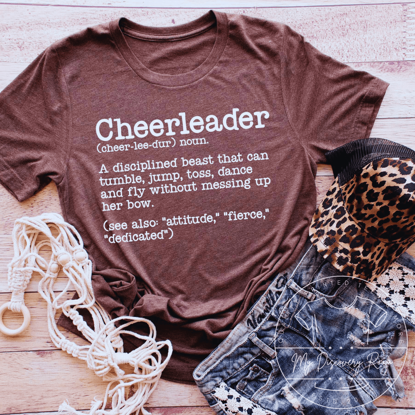 Cheerleader Definition Graphic Tee - MyDiscoveryRoom