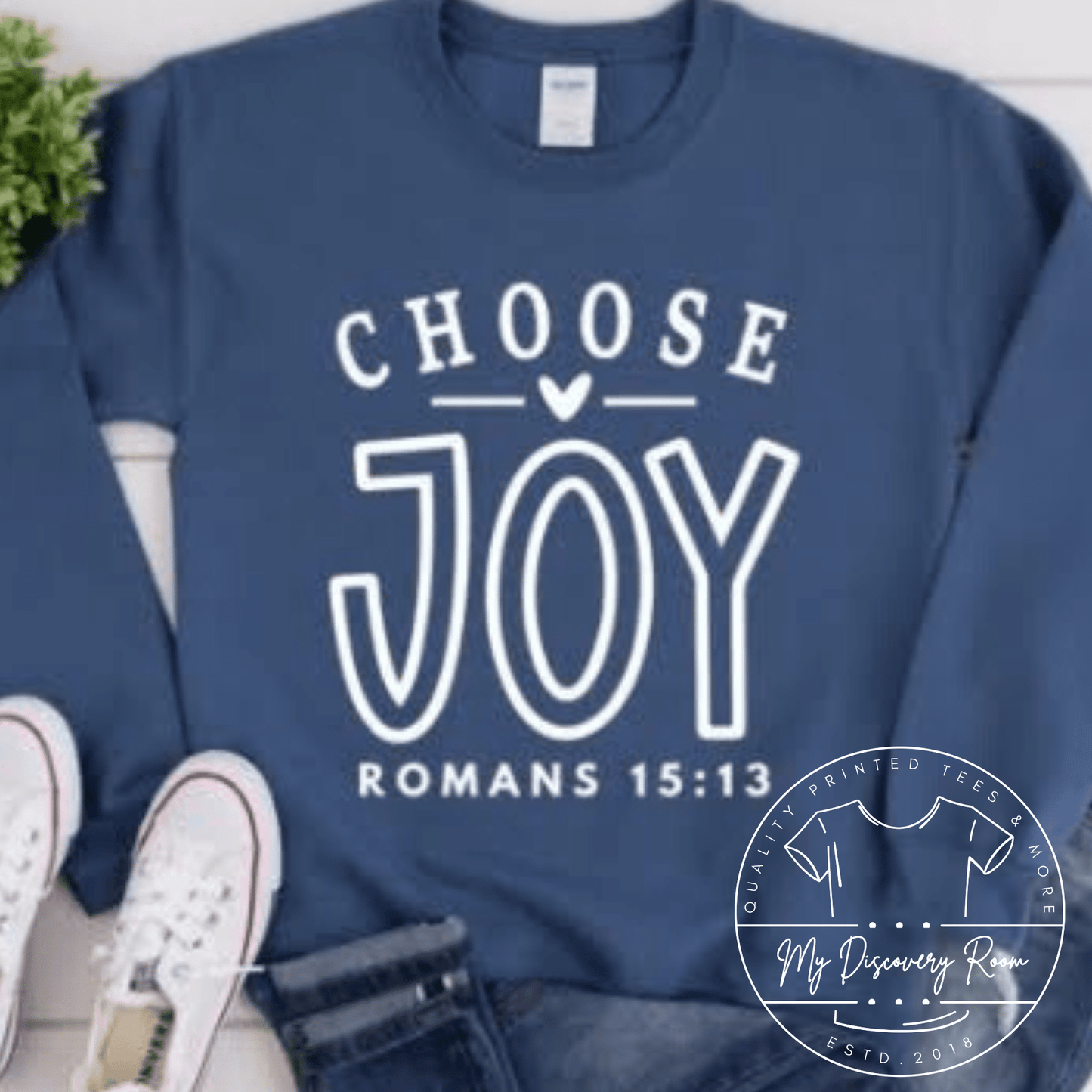 Choose Joy Roman’s 15:13 Graphic Tee - MyDiscoveryRoom