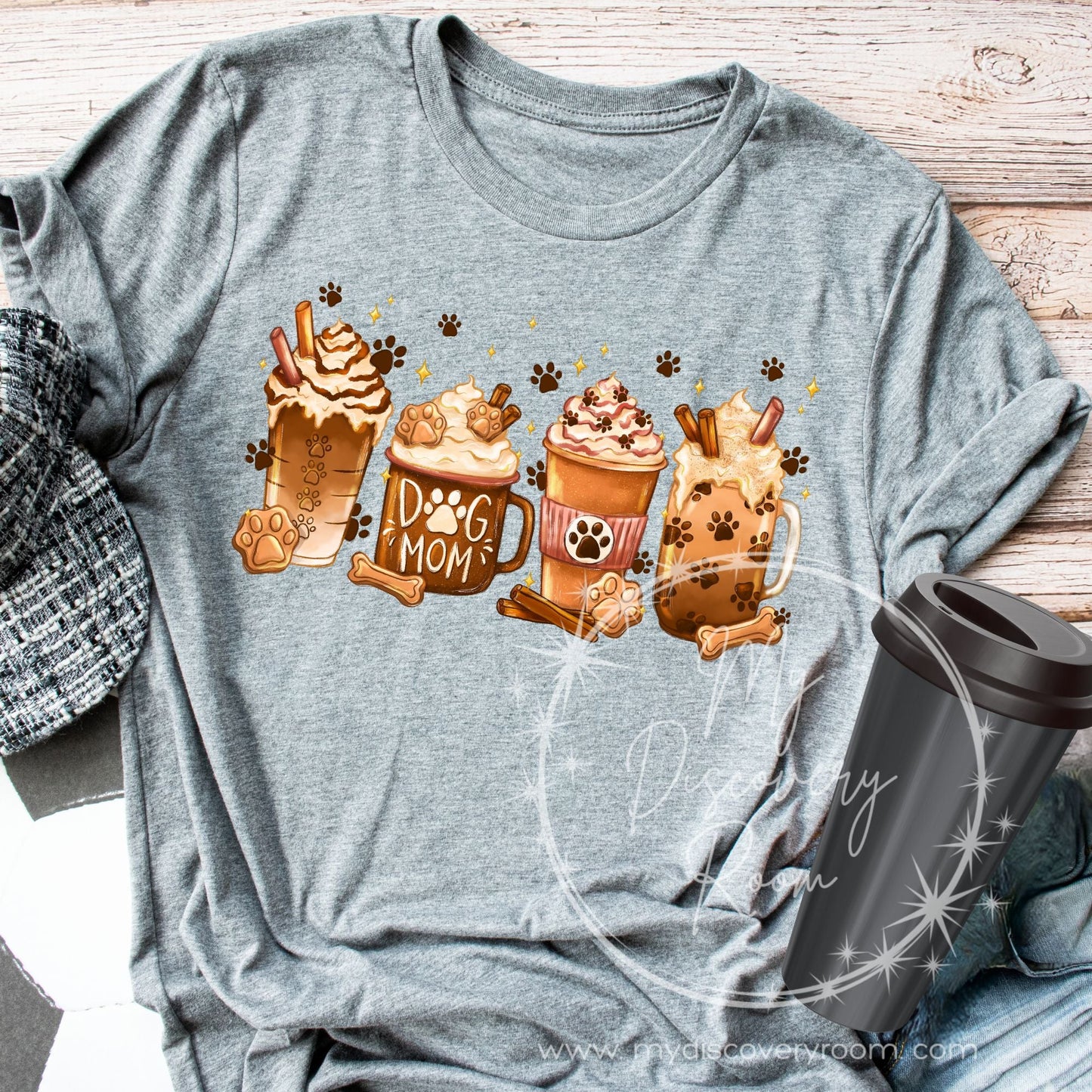 Dog Mom Coffee Graphic Tee - MyDiscoveryRoom