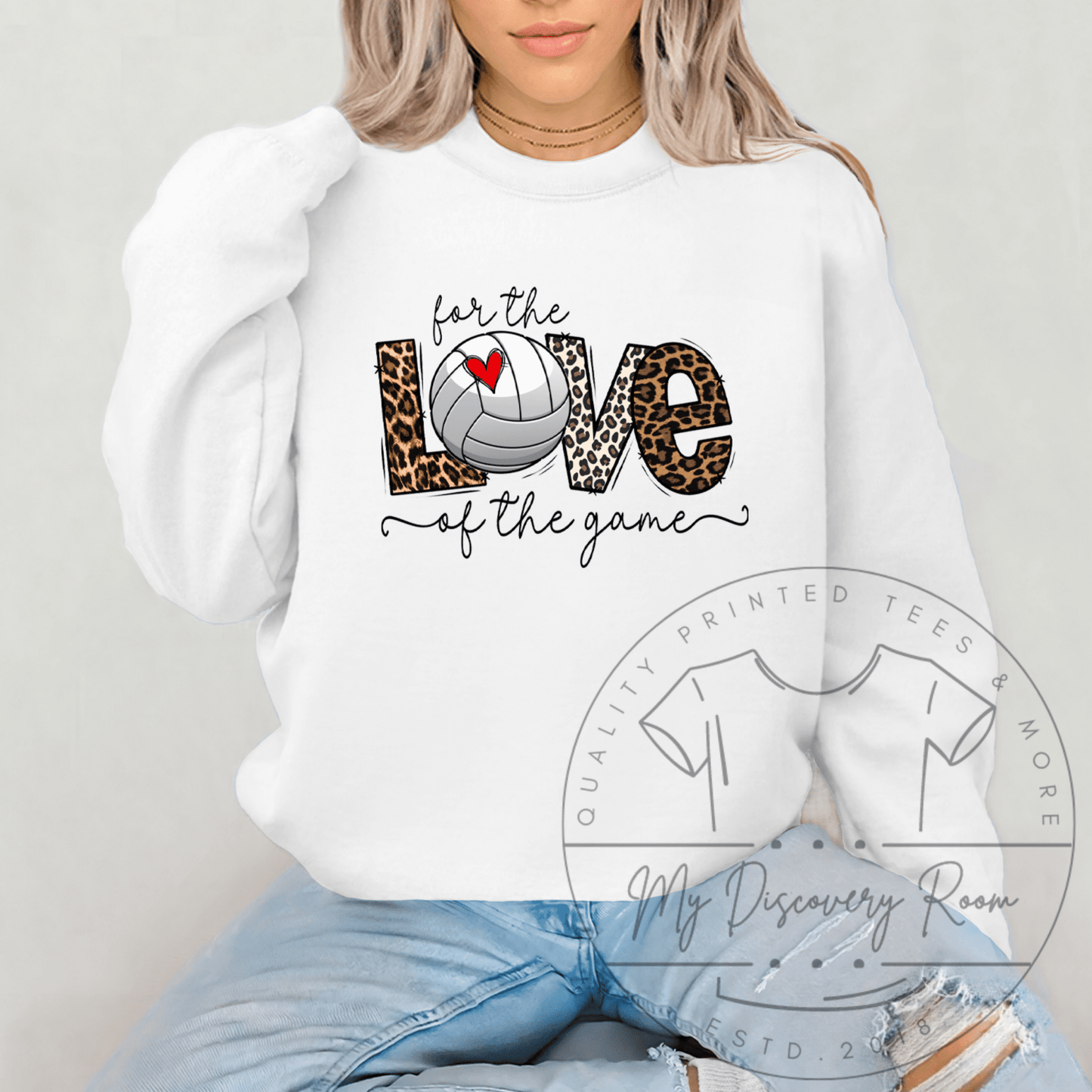 For The Love Of The Game Volleyball Graphic Tee - MyDiscoveryRoom