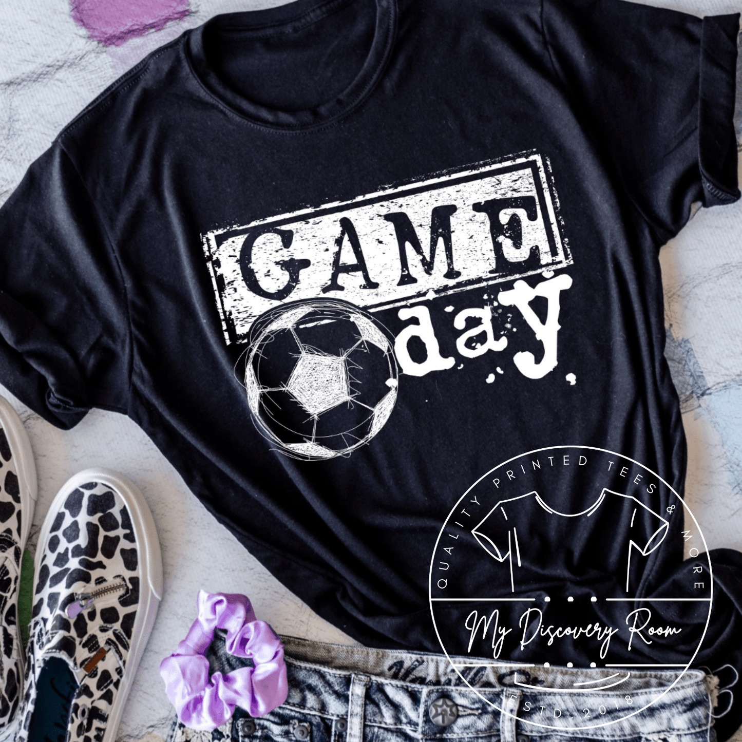 Game Day Soccer Graphic Tee - MyDiscoveryRoom