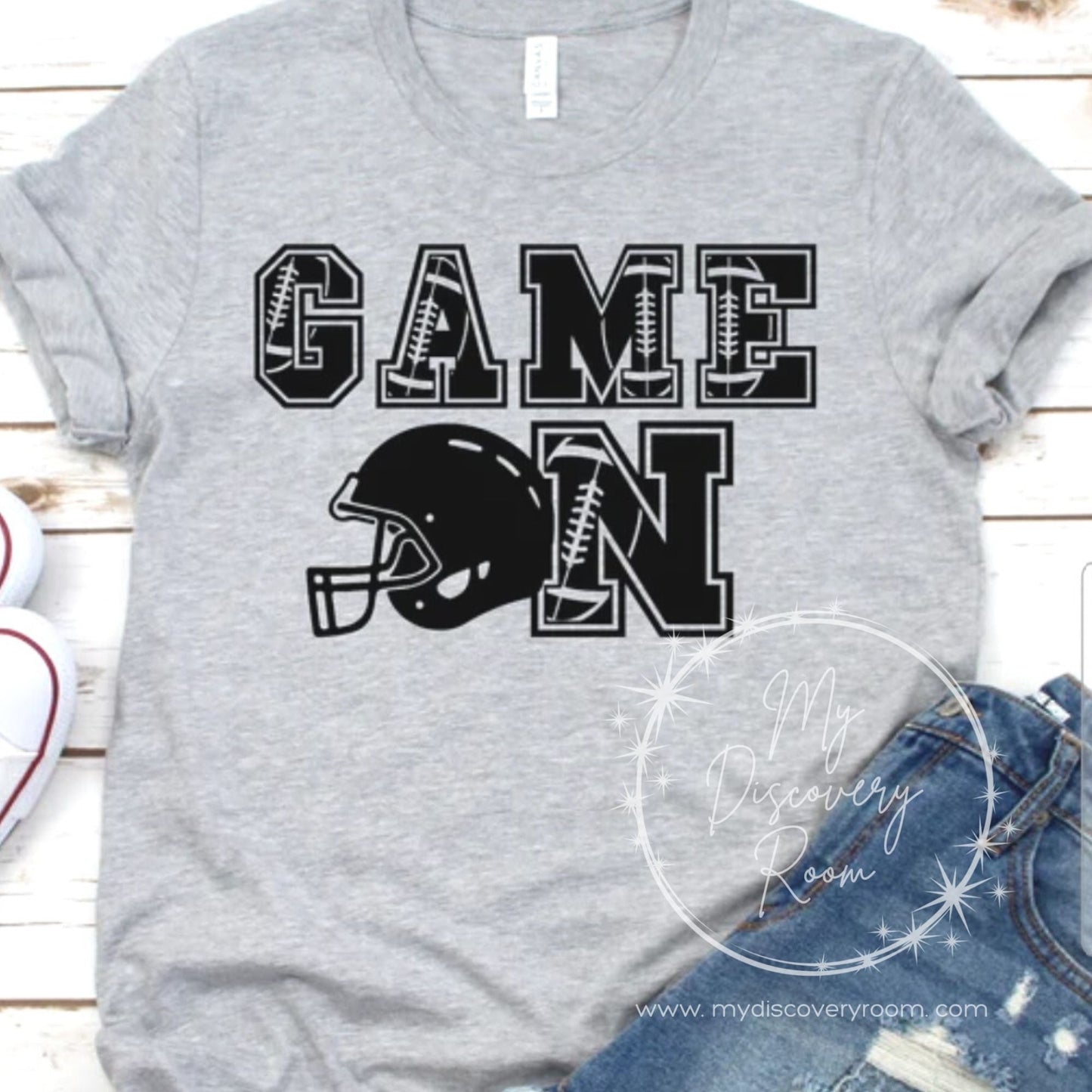 Game On Football Graphic Tee - MyDiscoveryRoom