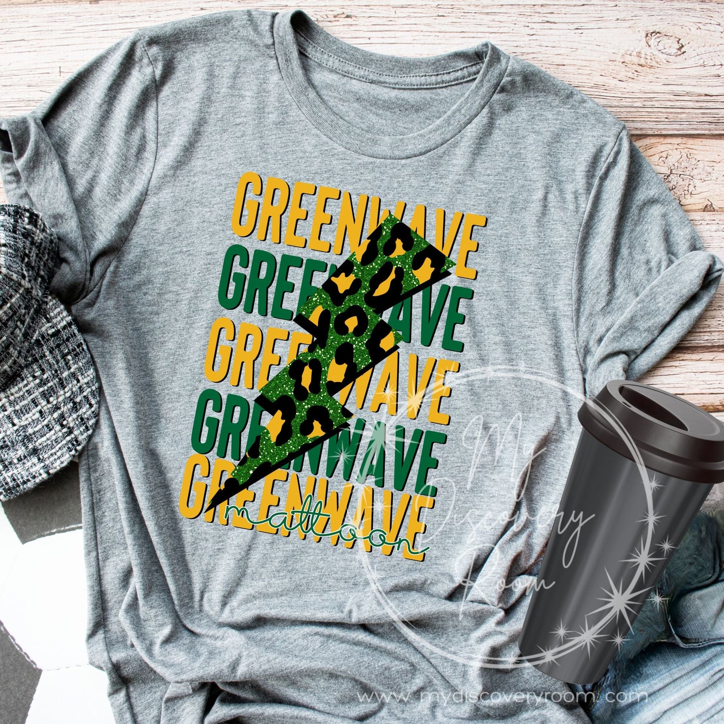 Greenwave Mattoon with Lighting Bolt Graphic Tee - MyDiscoveryRoom