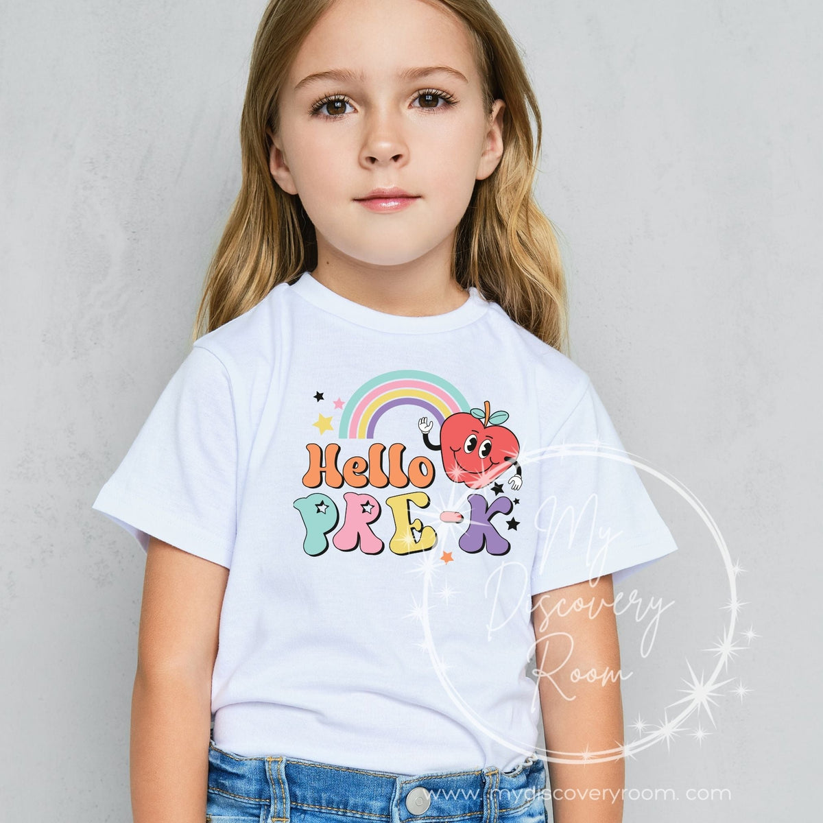 Hello Grade Level Graphic Tee - MyDiscoveryRoom