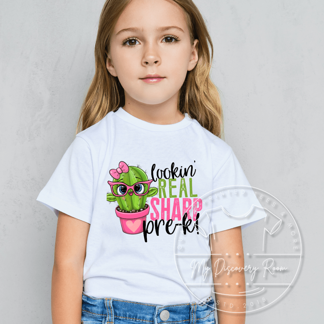 Lookin Sharp Cactus Grade Level Graphic Tee - MyDiscoveryRoom