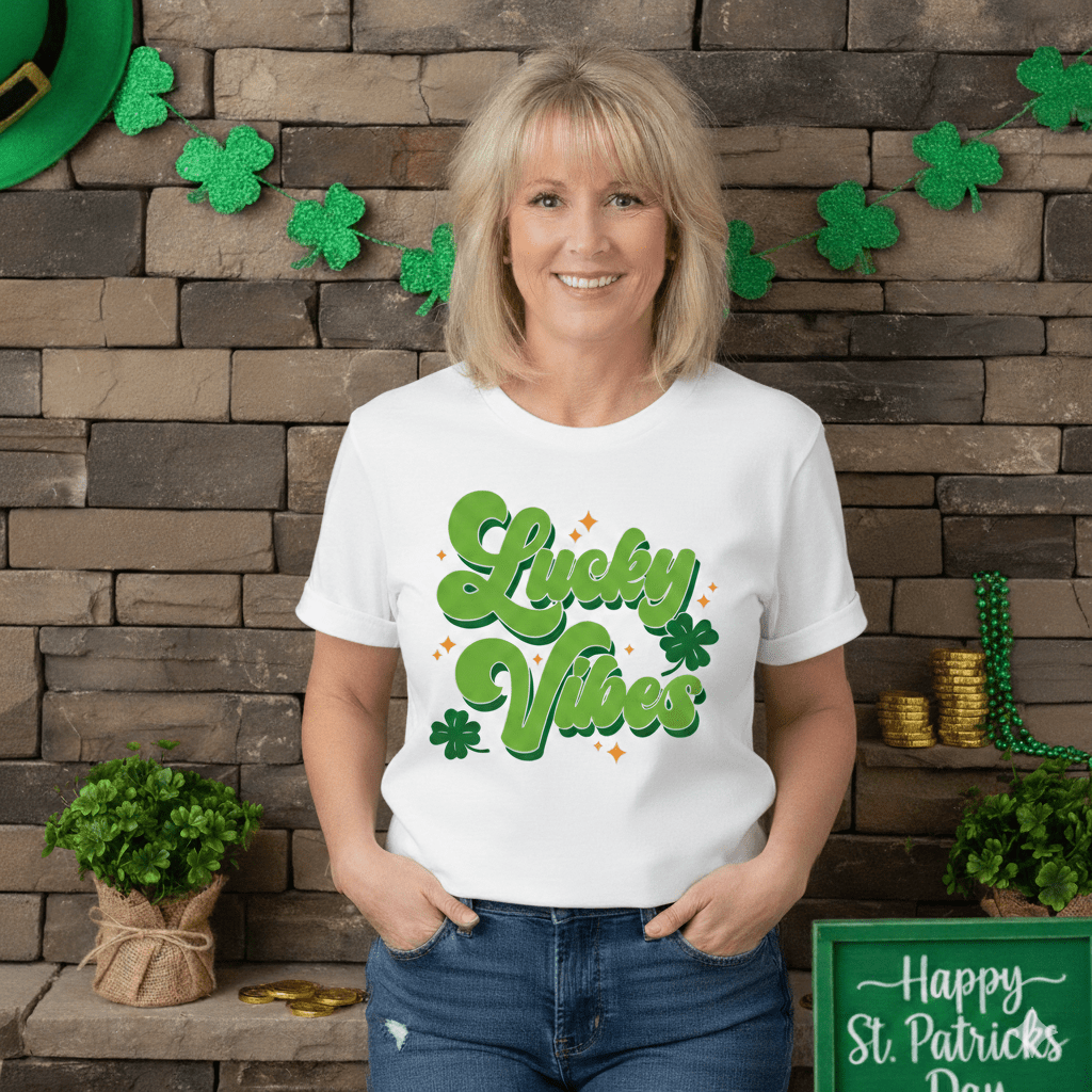 Lucky Vibes Graphic Tee - MyDiscoveryRoom