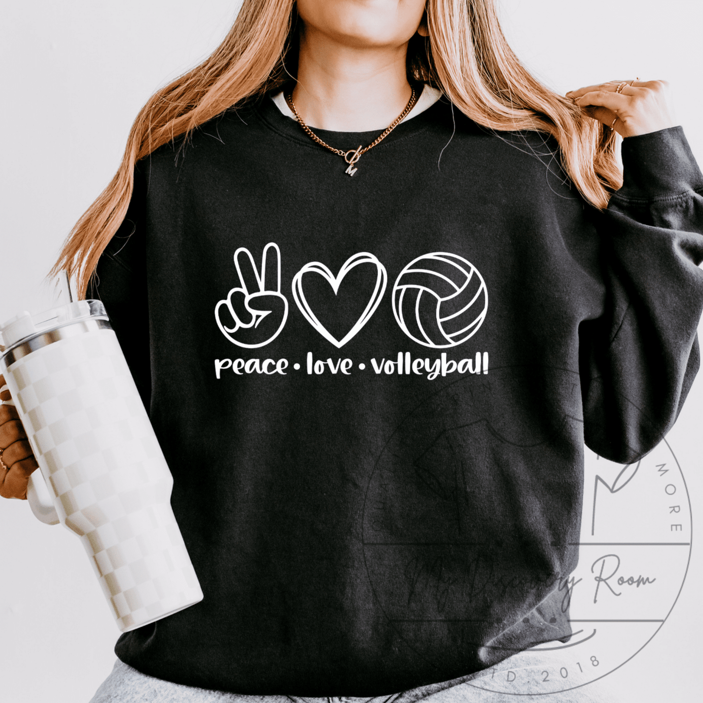Peace, Love, Volleyball. Graphic Tee - MyDiscoveryRoom