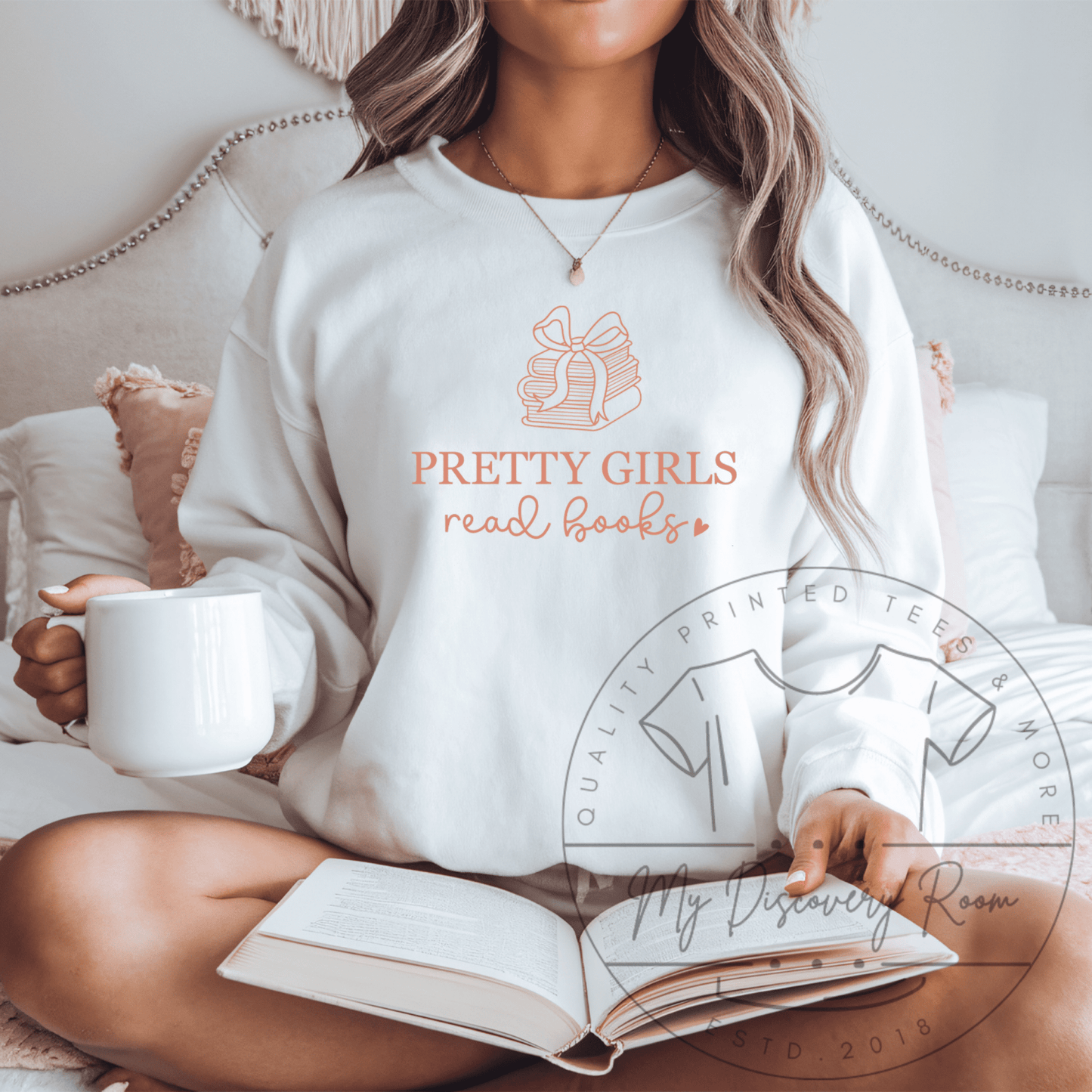 Pretty Girls Read Books Graphic Tee - MyDiscoveryRoom