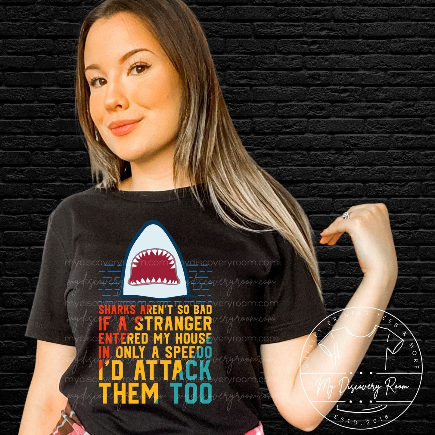 Sharks Aren't So Bad Graphic Tee - MyDiscoveryRoom