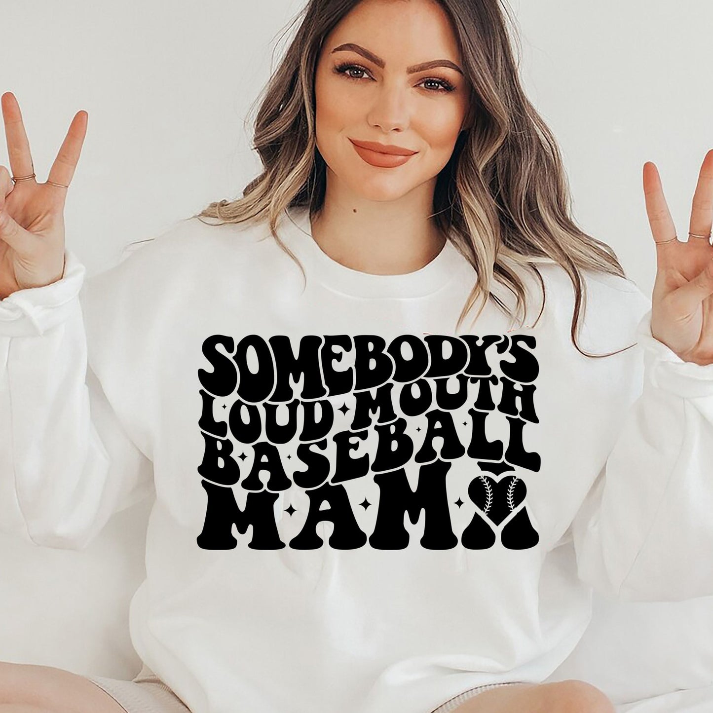 Somebody's Loud Mouth Baseball Mama Graphic Tee - MyDiscoveryRoom