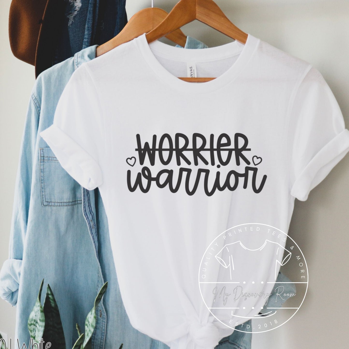 Warrior not Worrier Graphic Tee - MyDiscoveryRoom