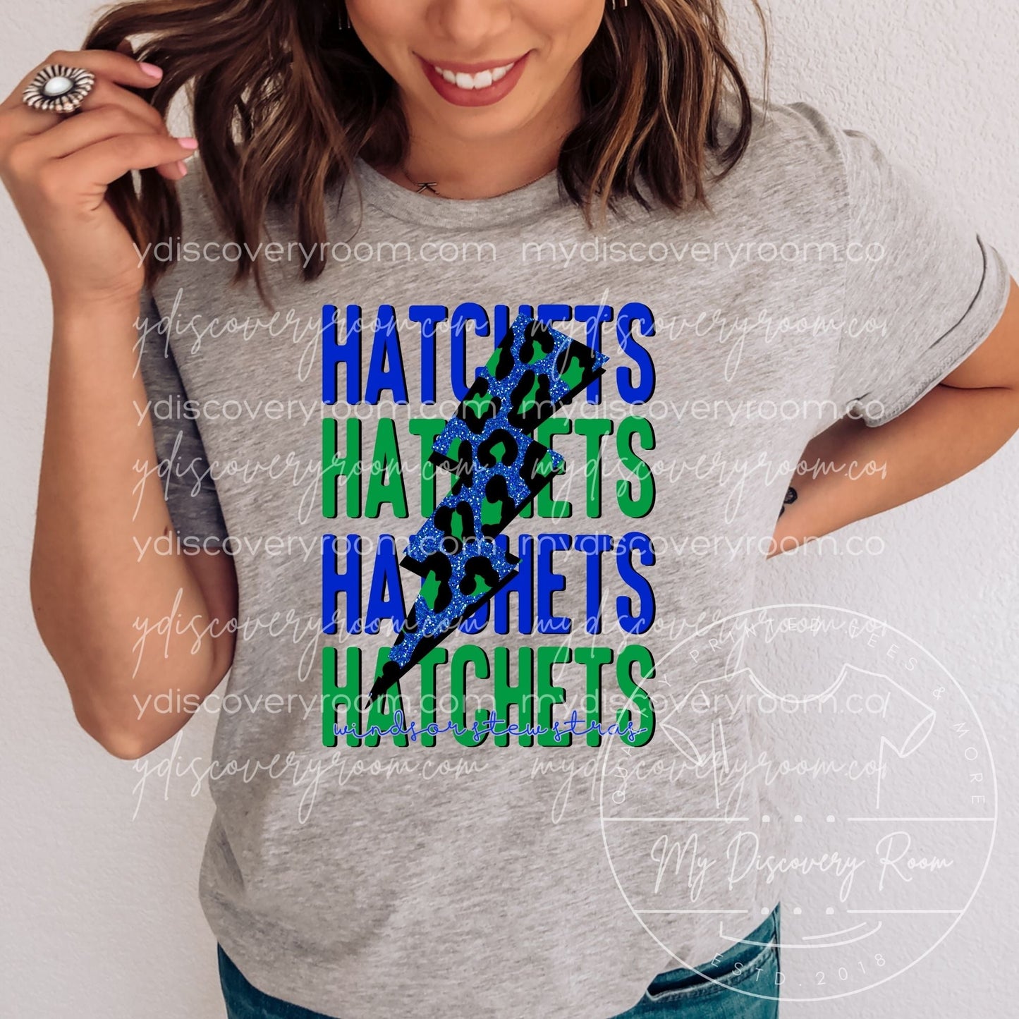 Windsor Stew - Straws Hatchets with Lighting Bolt Graphic Tee - MyDiscoveryRoom