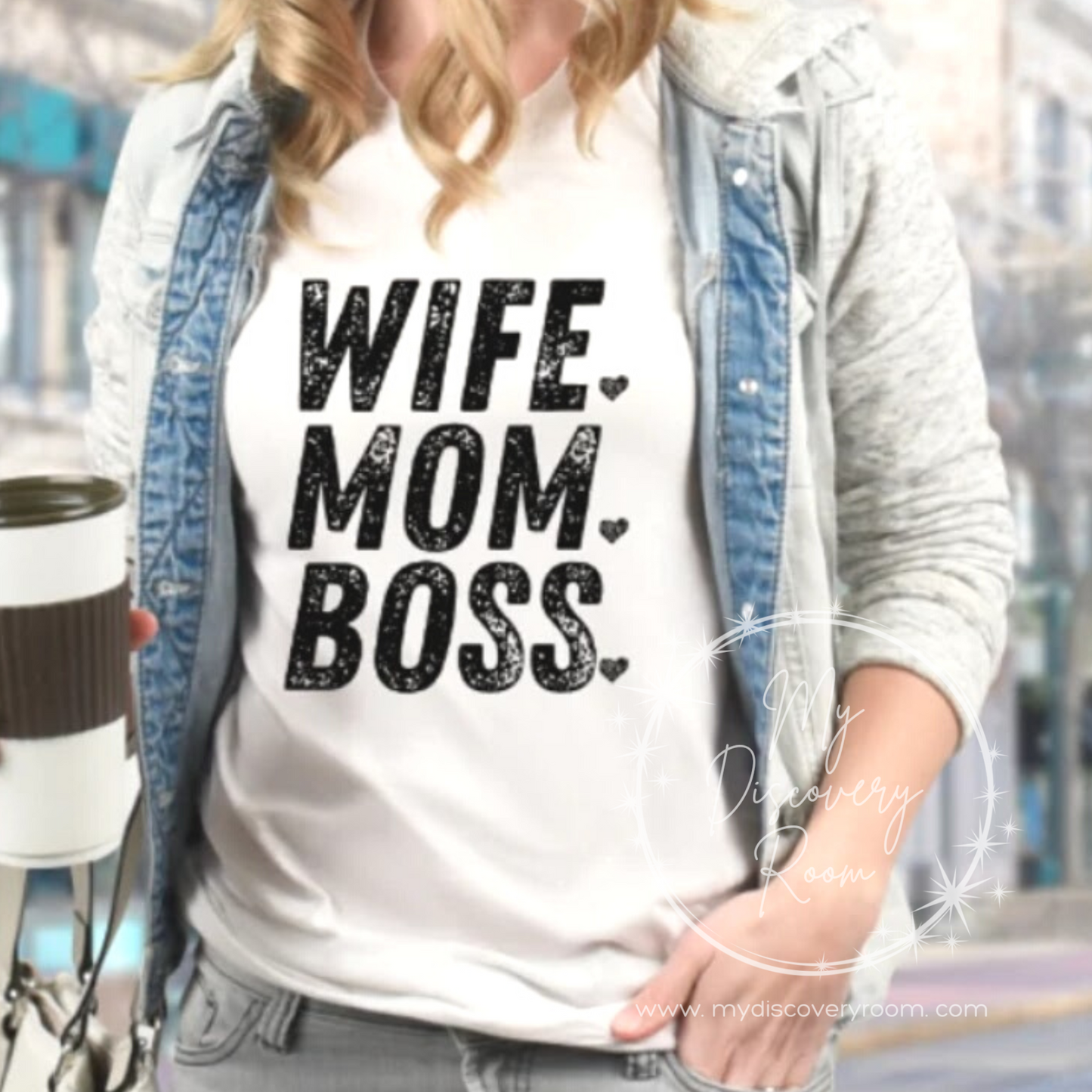 Wife Mom Boss Graphic Tee