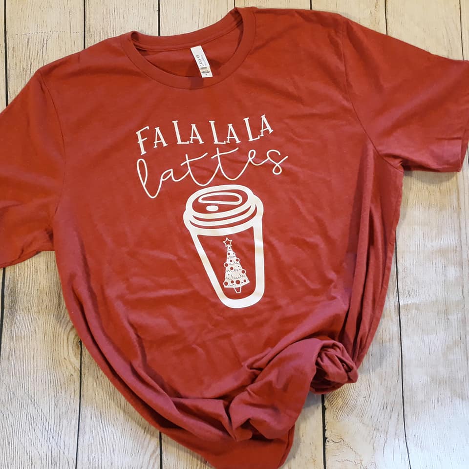 Fa La La La Lattes Graphic Tee