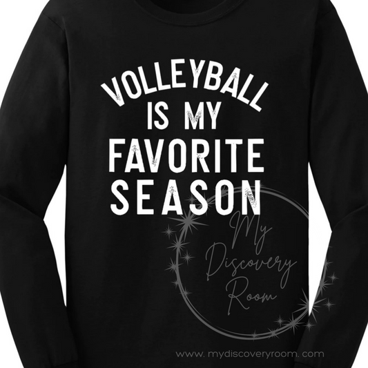Volleyball Is My Favorite Season Graphic Tee