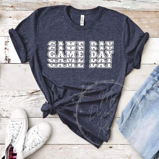Game Day - stacked Graphic Tee