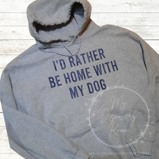I'd Rather Be Home With My Dog Graphic Tee