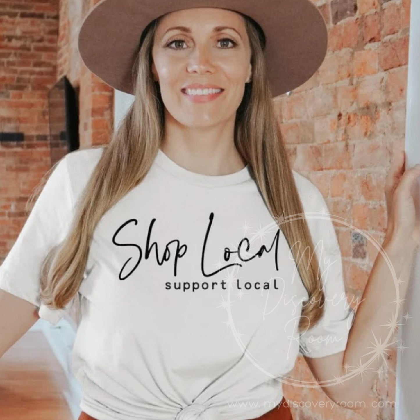 Shop Local Support Local Graphic Tee
