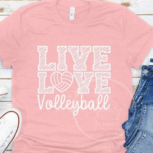 Live Love Volleyball Graphic Tee