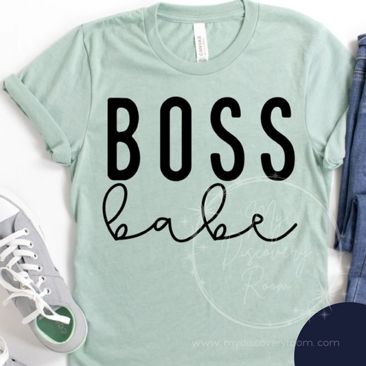 Boss Babe Black Ink Graphic Tee