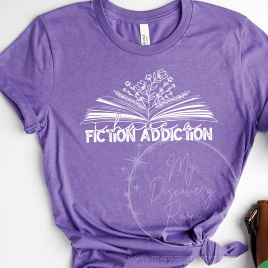 I Have A Fiction Addiction Graphic Tee