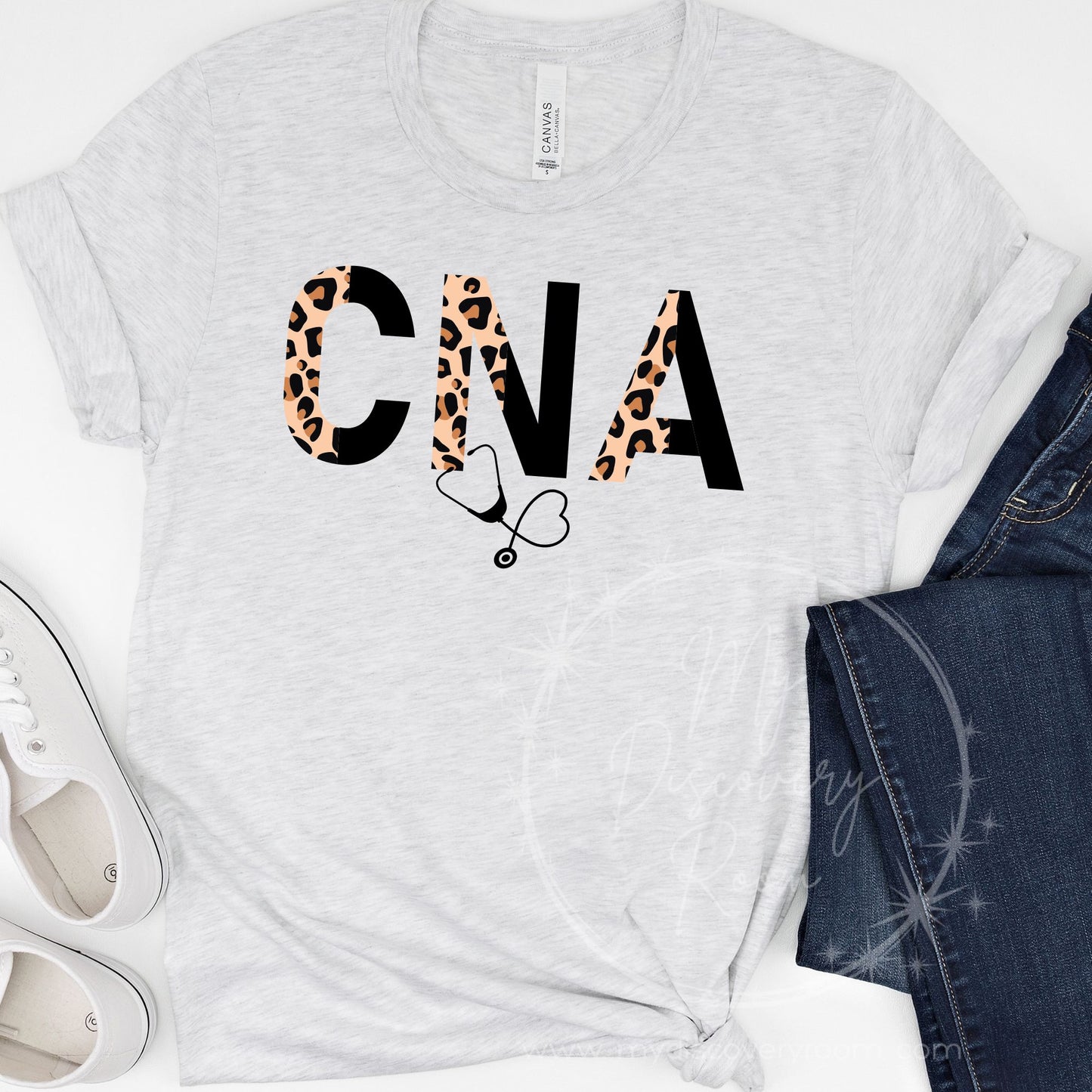 Leopard/Black CNA Graphic Tee