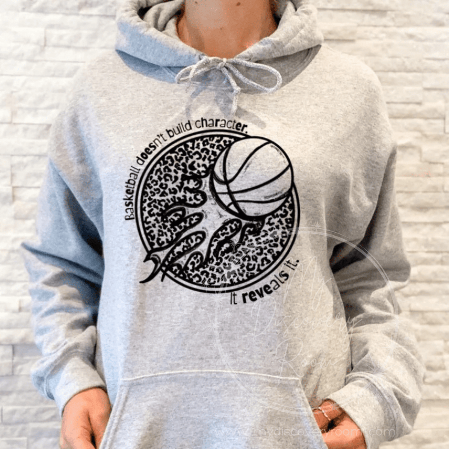 Basketball Doesn't Build Character, It Reveals It... Graphic Tee - MyDiscoveryRoom