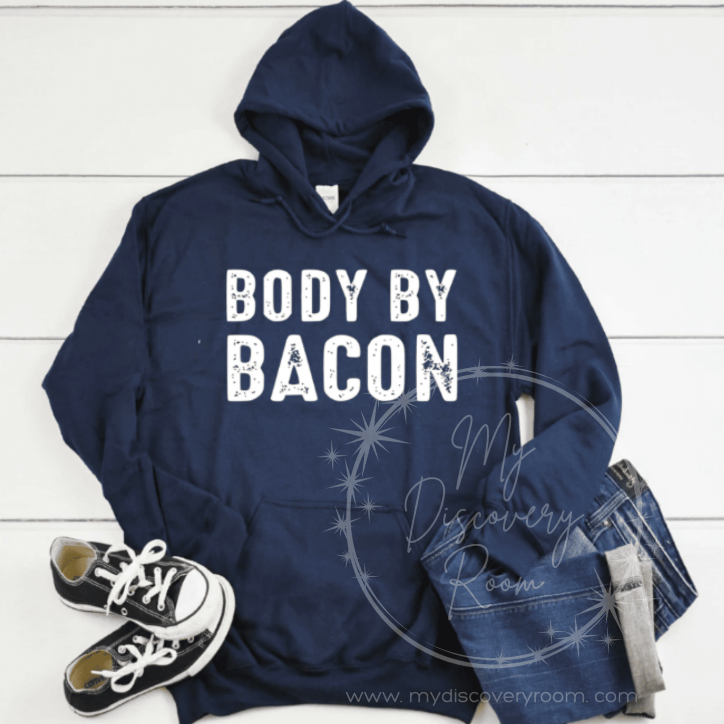 Body By Bacon Graphic Tee - MyDiscoveryRoom