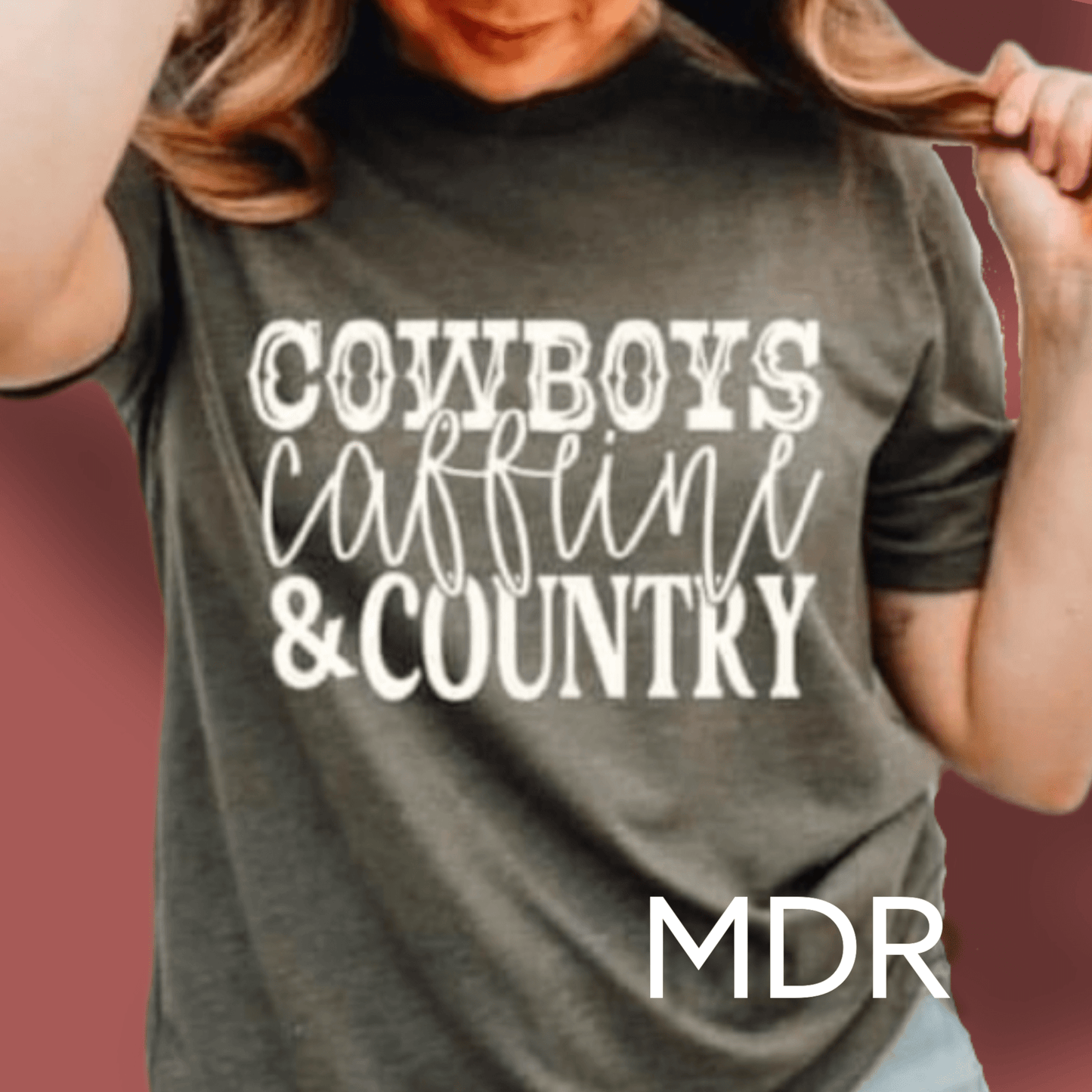Cowboys, Caffeine, & Country Graphic Tee - MyDiscoveryRoom