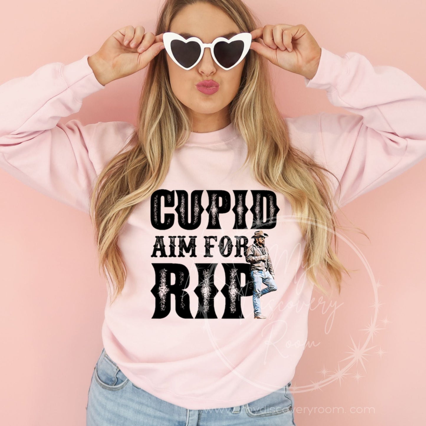 Cupid Aim For Rip Graphic Tee - MyDiscoveryRoom