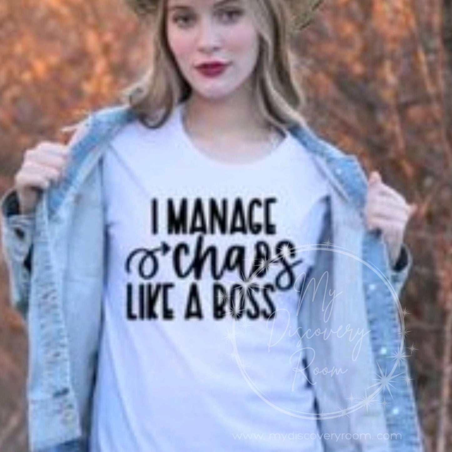 I Manage Chaos Like A Boss Graphic Tee - MyDiscoveryRoom