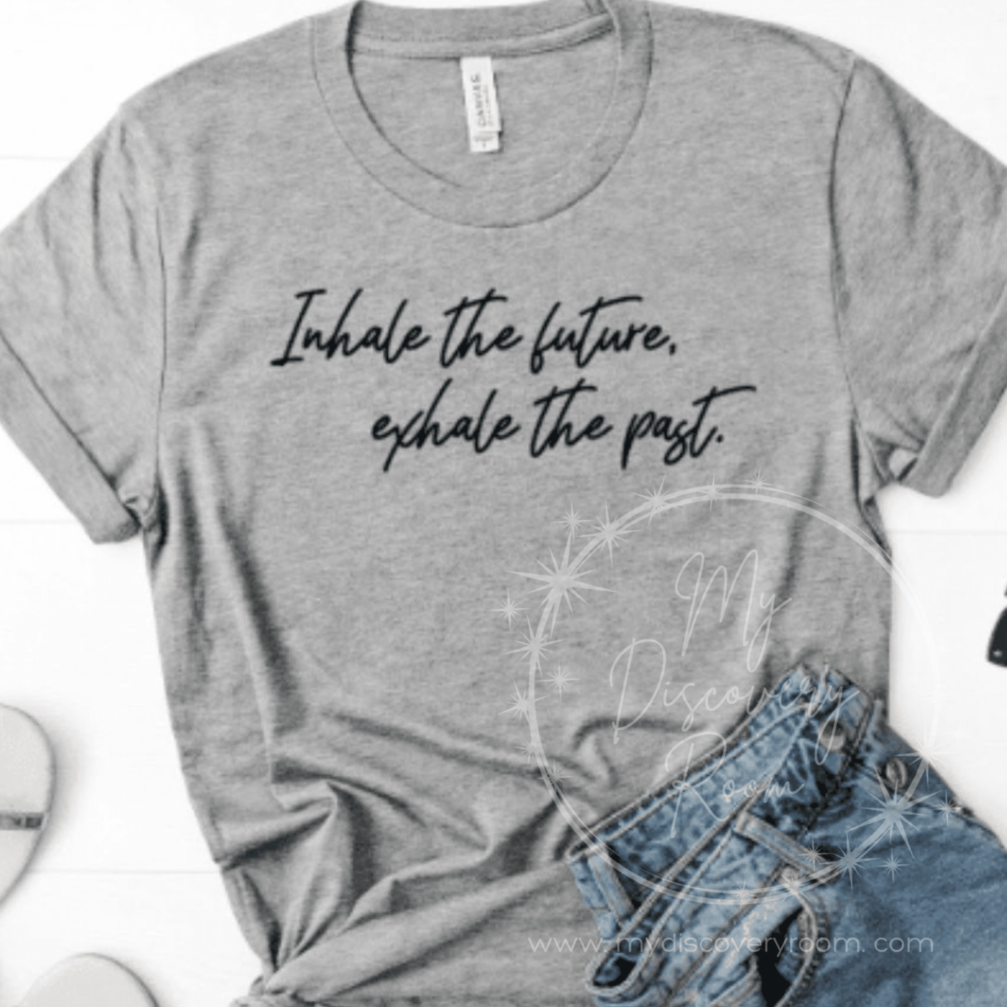 Inhale The Future, Exhale The Past Graphic Tee - MyDiscoveryRoom