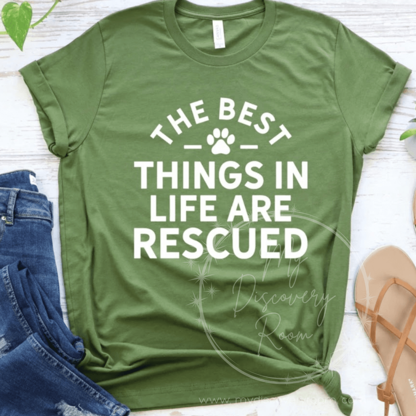 The Best Things in Life are Rescued Graphic Tee - MyDiscoveryRoom