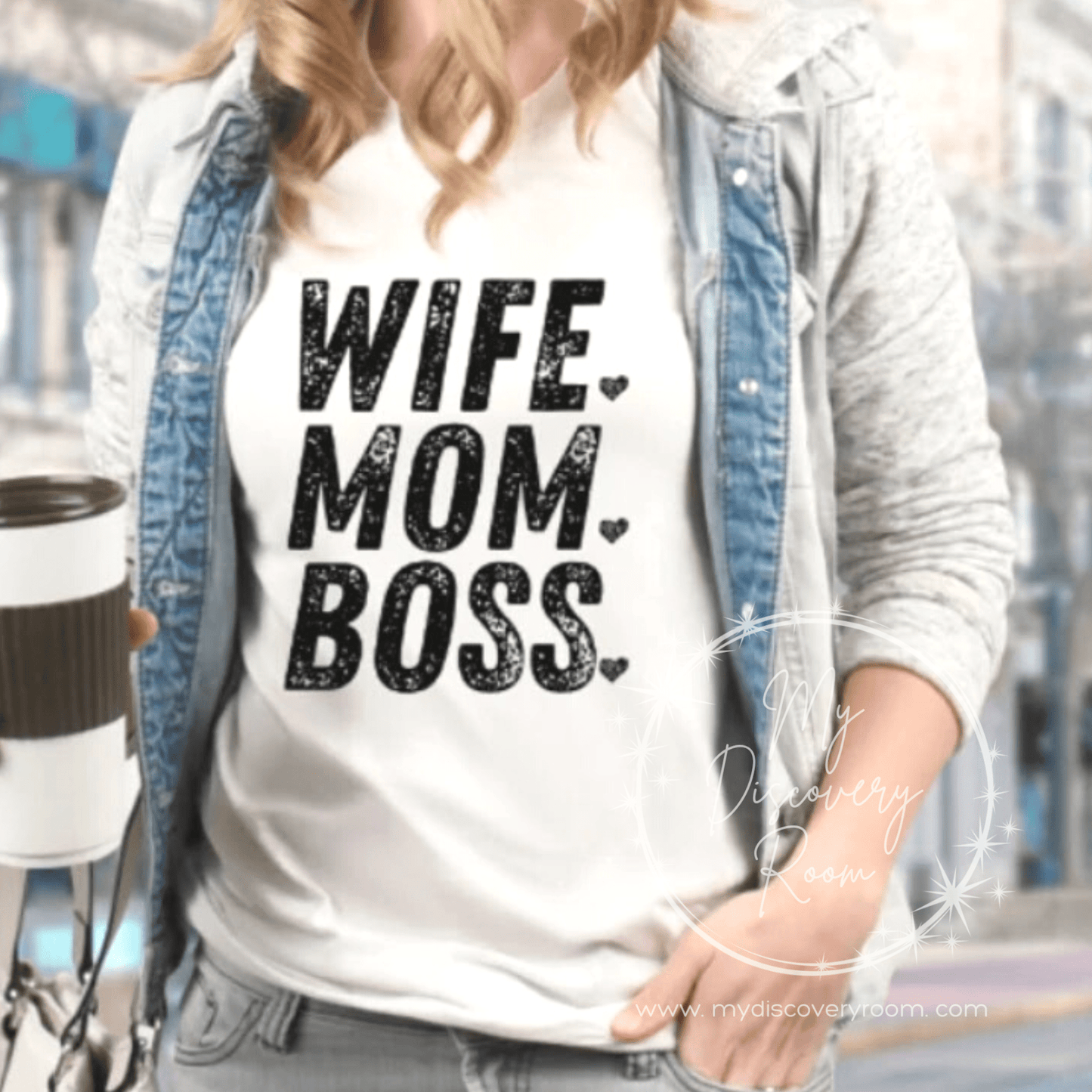 Wife Mom Boss Graphic Tee - MyDiscoveryRoom