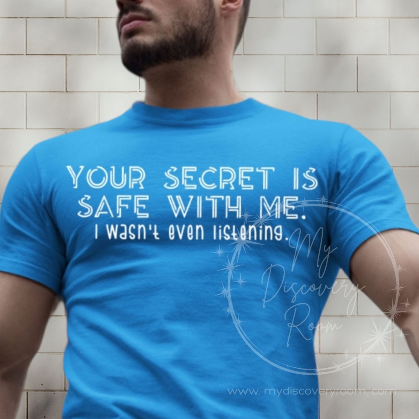 Your Secret Is Safe With Me Graphic Tee - MyDiscoveryRoom